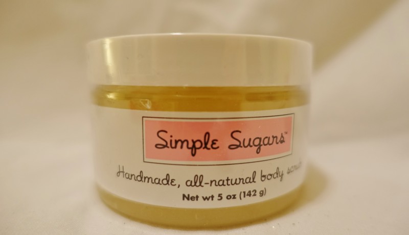 Glossybox December 2015 Review simple sugars scrub