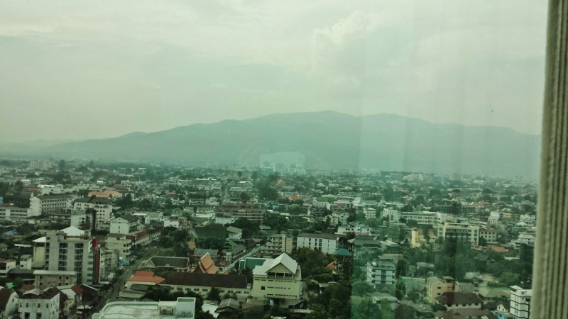 View of Chiang Mai Mountain from Le Meridien Chiang Mai