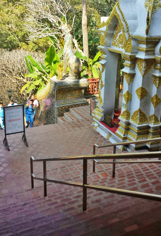 Wat Phra That Doi Suthep naga serpent staircase