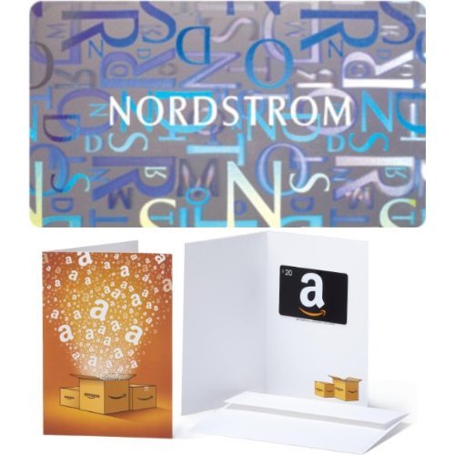 $20 Amazon GC With Purchase of $100 Nordstrom GC & 20% Off More Gift Cards