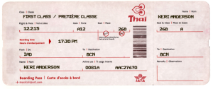 a close-up of a ticket