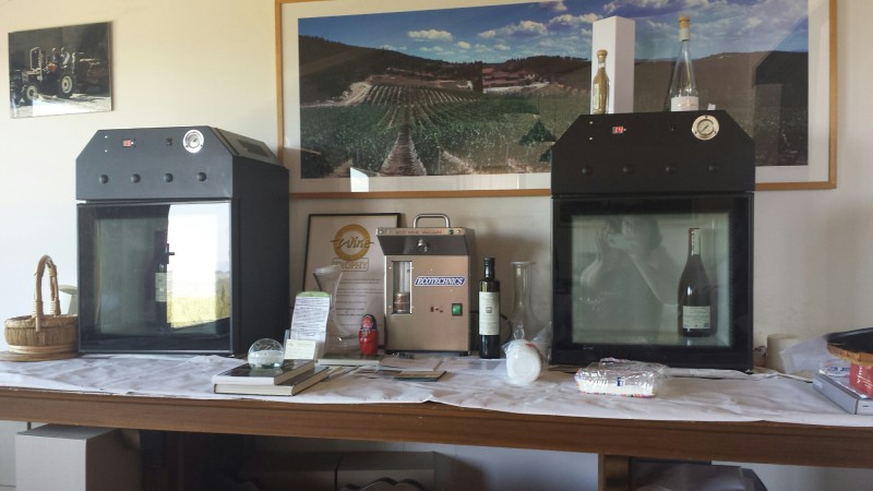 Tuscany wine tours isole e olena fridge