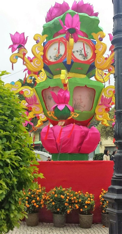 Chinese New Year Macau fountain