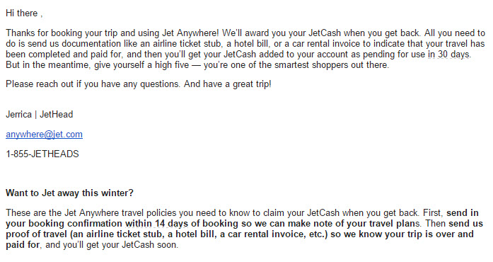 jet anywhere email instructions