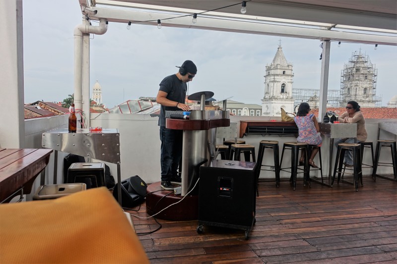 Panama City Hotels Tantalo kitchen rooftop DJ