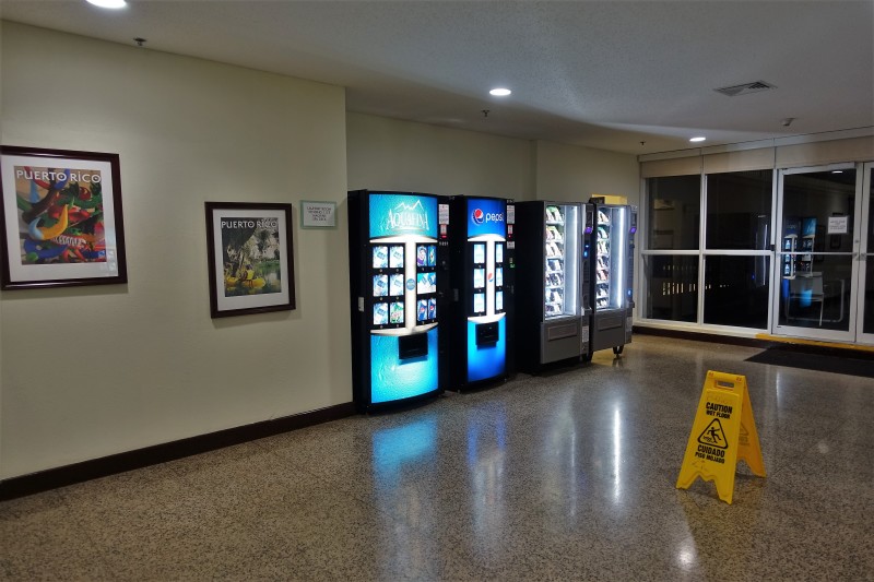San Juan Airport Hotel Review vending