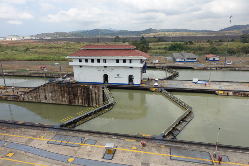 Miraflores Locks Panama Canal gates