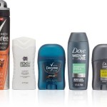a group of different types of body care products