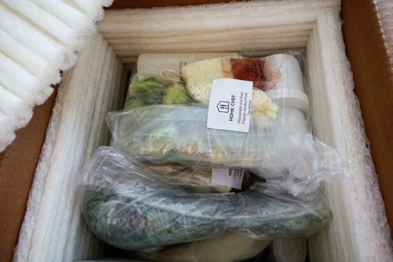 a package of food in a box