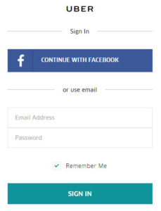 a screenshot of a login form