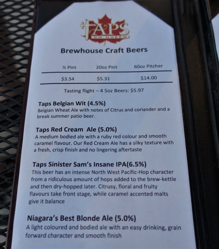 Niagara Falls Breweries Taps on Queen Beer List