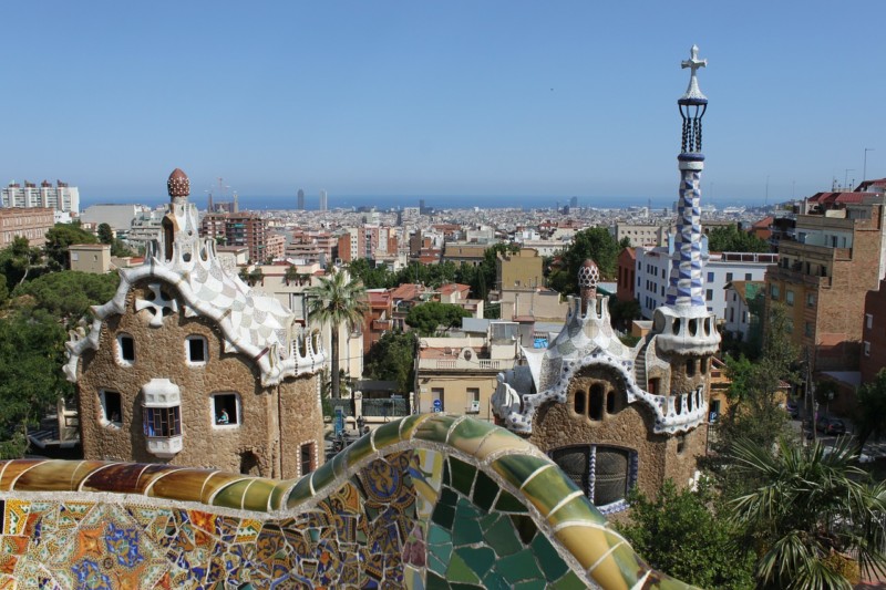 Parc Guell in Barcelona 