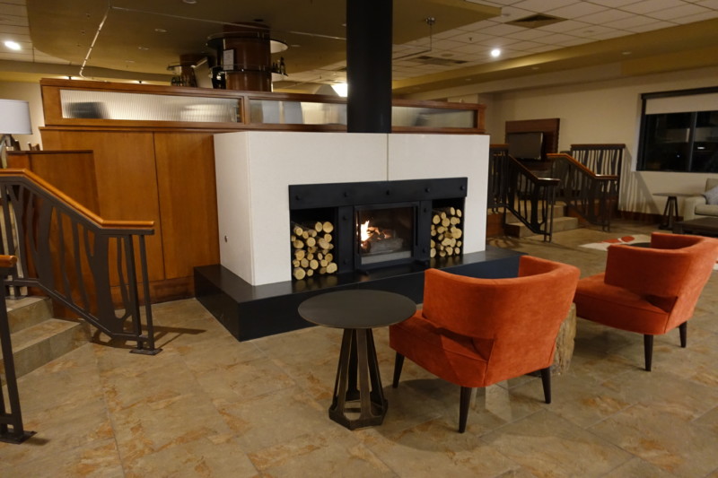 Sheraton Denver Tech Center Lobby Fireplace