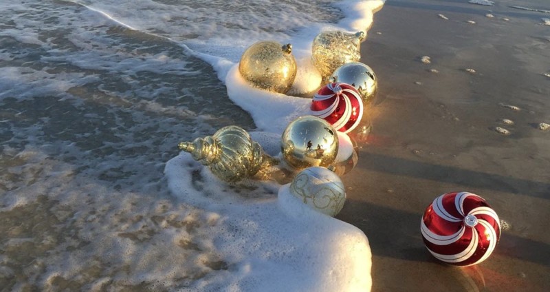 ornaments on the beach