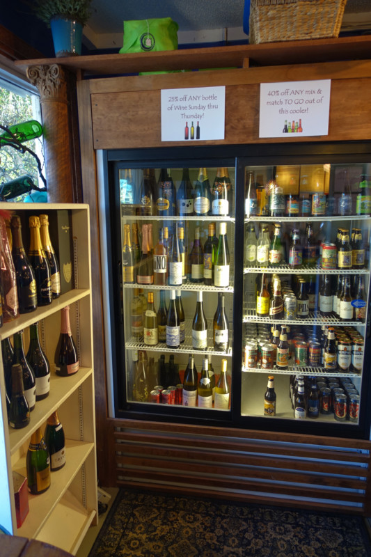topsail-beach-nc-quartermoon-bookstore-wine-selection