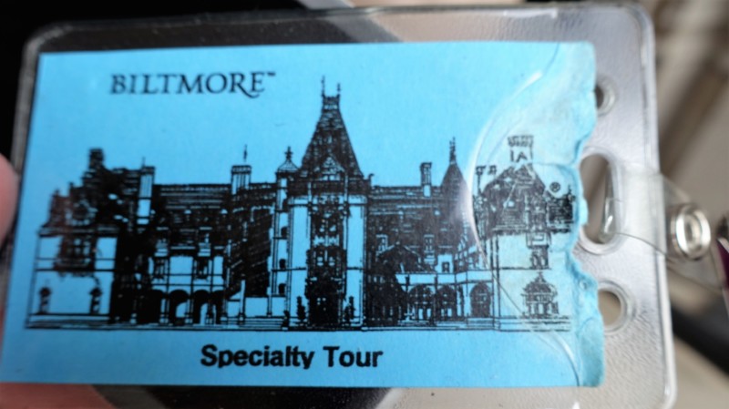 Biltmore House Rooftop tour badge
