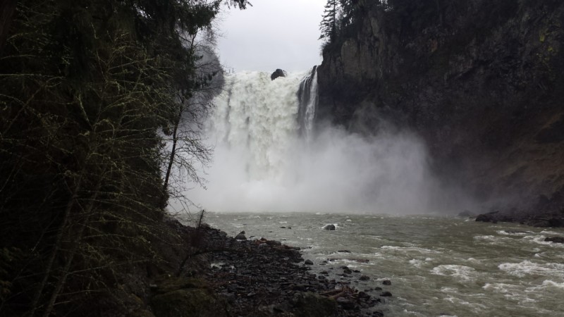 Snoqualmie Falls Seattle lower fallsview