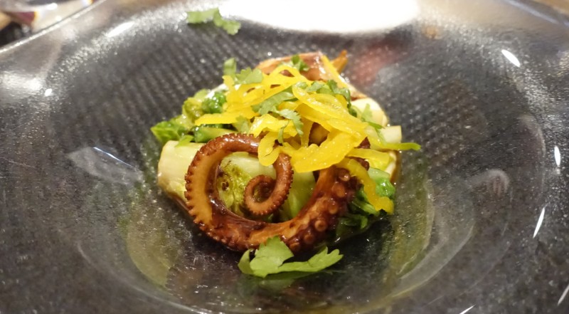 Octopus salad Brots Restaurant Poboleda Priorat Spain