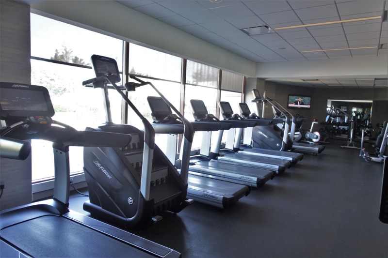 hyatt regency san francisco airport new treadmills