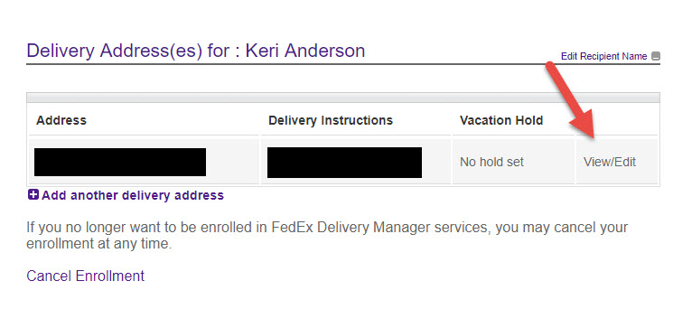 How to Set Up a UPS/FedEx Vacation Hold for Packages