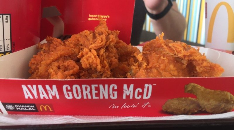 a box of fried chicken