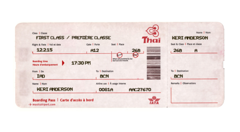 Giving Someone a Trip? Check out These Free Plane Ticket Templates
