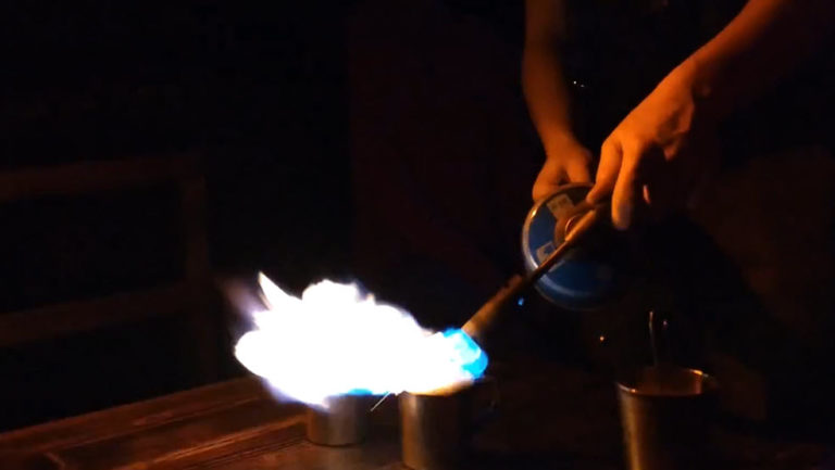 The Cafe That Heats Your Coffee With a Blow Torch
