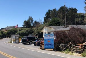 a sign on the side of a road