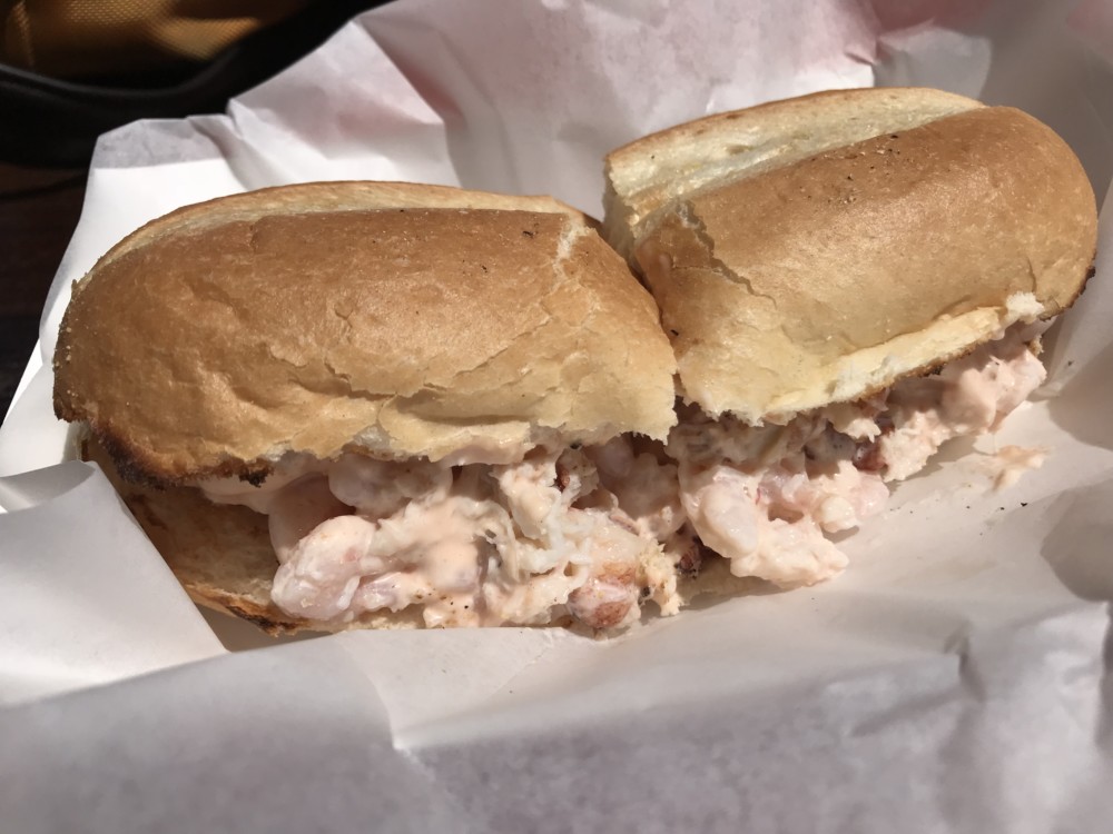 Spud Point Crab Company Bodega Bay seafood sandwich